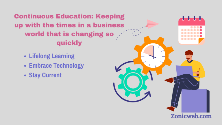 Continuous Education: Keeping up with the times in a business world that is changing so quickly