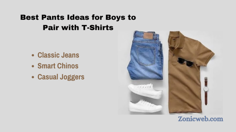 Best Pants Ideas for Boys to Pair with T-Shirts