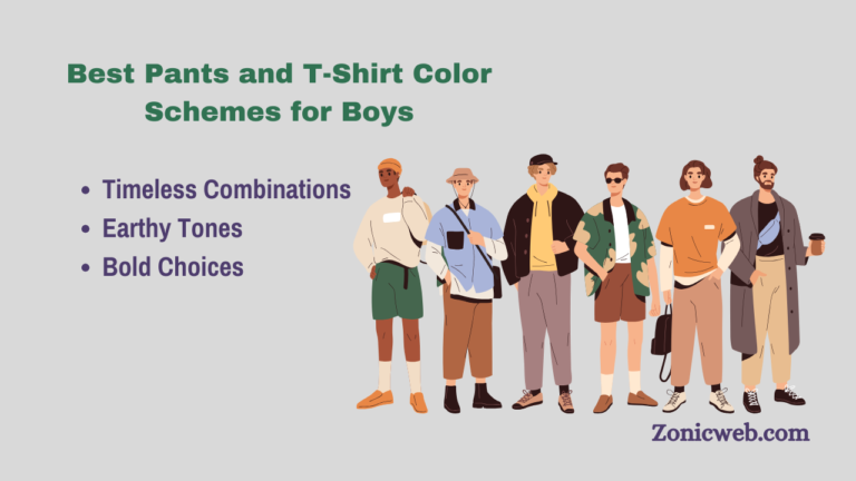 Best Pants and T-Shirt Color Schemes for Boys